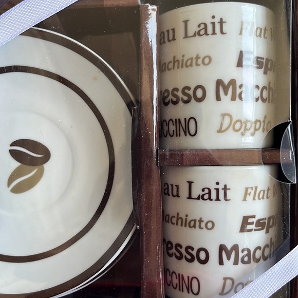 NEW! Artisans Designs Espresso cups and saucers - Picture 6 of 8